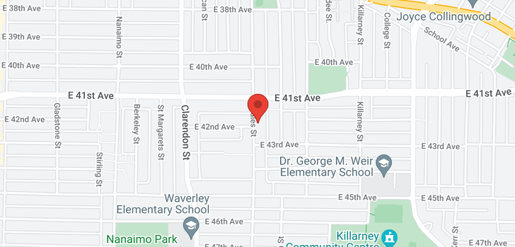 map of 5766 WALES STREET